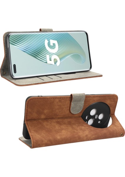 Honor Magic5 Pro Telefon Cüzdan Kılıfı Pu Deri Stand Telefon Kapağı Kayış (Yurt Dışından) indirimleri