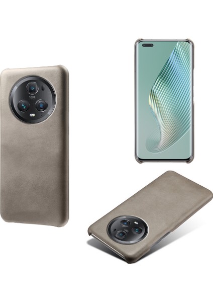 Honor Magic5 Pro Calf Doku Telefon Kılıfı Deri Kaplamalı Pc Telefon Kapağı (Yurt Dışından)