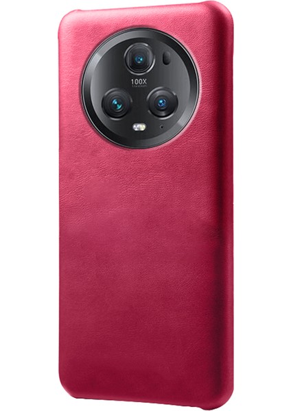 Honor Magic5 Pro Calf Doku Telefon Kılıfı Deri Kaplamalı Pc Telefon Kapağı (Yurt Dışından)