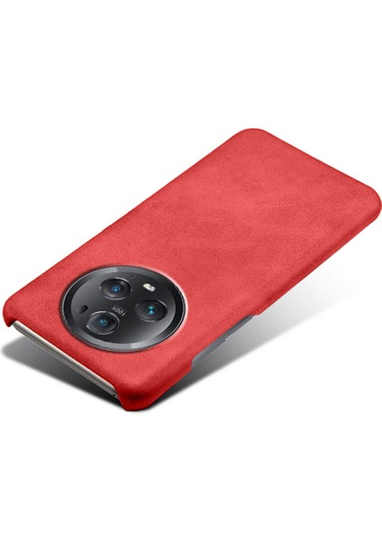 Honor Magic5 Pro Calf Doku Telefon Kılıfı Deri Kaplamalı Pc Telefon Kapağı (Yurt Dışından)