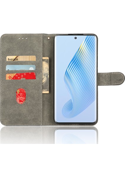Honor Magic5 Için Cüzdan Telefon Kılıfı, Kayışlı Deri Stand Telefon Kapağı (Yurt Dışından) modelleri