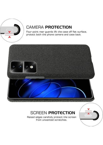 Honor 80 Gt 5g Damla Dayanıklı Cep Telefonu Kılıfı Düz ​​renk Sert Pc+Bez Telefon Geri Kapak (Yurt Dışından) fırsatları