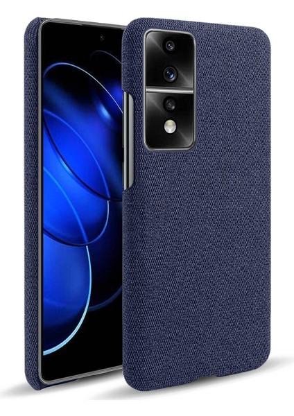 Honor 80 Gt 5g Damla Dayanıklı Cep Telefonu Kılıfı Düz ​​renk Sert Pc+Bez Telefon Geri Kapak (Yurt Dışından)