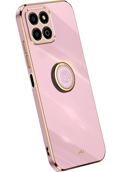 Onur Için Xinli 4g Elektrapılaşma Çerçeve Telefon Kılıf Yüzüğü Kickstand Tpu Arka Kapak (Yurt Dışından)