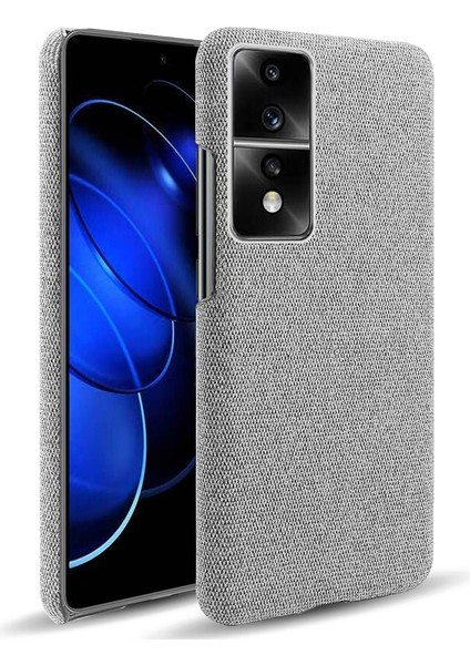 Honor 80 Gt 5g Damla Dayanıklı Cep Telefonu Kılıfı Düz ​​renk Sert Pc+Bez Telefon Geri Kapak (Yurt Dışından)