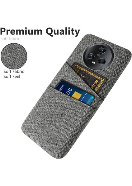 Çift Kart Yuvaları Honor Magic5 Için Telefon Kılıfı, Kumaş Doku Sert Pc Koruyucu Telefon Kapağı (Yurt Dışından) fiyatları