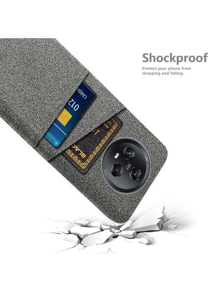 Çift Kart Yuvaları Honor Magic5 Için Telefon Kılıfı, Kumaş Doku Sert Pc Koruyucu Telefon Kapağı (Yurt Dışından) fırsatları