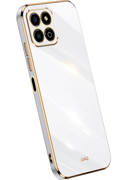 X8A 4g, Honor Için Xinli Elektraptaşlama Çerçevesi Telefon Kılıfı, Dalgalı Yumuşak Tpu Telefon Kapağı (Yurt Dışından)