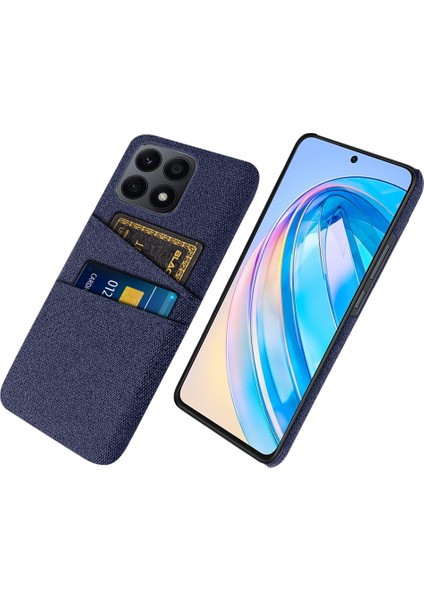 Çift Kart Yuvaları Honor X8A 4g Için Sert Pc Telefon Kılıfı, Kumaş Doku Koruyucu Telefon Kapağı (Yurt Dışından)