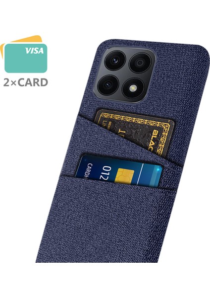 Çift Kart Yuvaları Honor X8A 4g Için Sert Pc Telefon Kılıfı, Kumaş Doku Koruyucu Telefon Kapağı (Yurt Dışından) modelleri