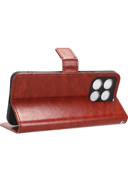 Onur Için X8A 4g Pu Deri Telefon Kılıfı Cüzdan Çılgın At Dokusu Stand Flip Folio Cover (Yurt Dışından) indirimleri