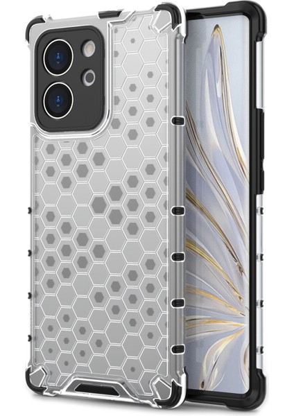 Tpu Sert Pc Telefon Kılıfı Honor 80 Se 5g Petek Dokusu Şok Geçirmez Kapak (Yurt Dışından)