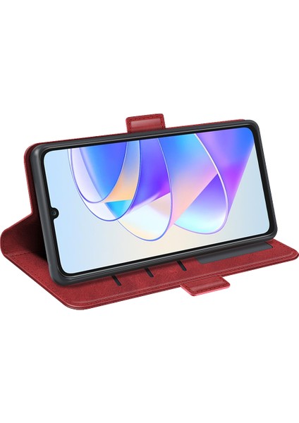 Onur Için X7A 4g Telefon Kılıfı Deri Buzağı Dokusu Manyetik Stand Cüzdan Cep Telefonu Kapağı (Yurt Dışından) fırsatları