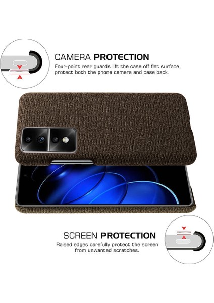 Honor 80 Gt 5g Damla Dayanıklı Cep Telefonu Kılıfı Düz ​​renk Sert Pc+Bez Telefon Geri Kapak (Yurt Dışından) fırsatları