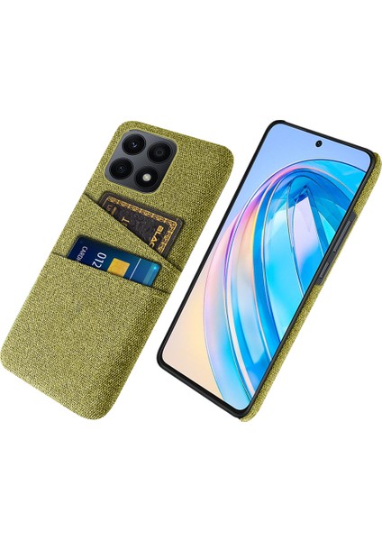 Çift Kart Yuvaları Honor X8A 4g Için Sert Pc Telefon Kılıfı, Kumaş Doku Koruyucu Telefon Kapağı (Yurt Dışından)