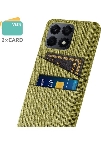 Çift Kart Yuvaları Honor X8A 4g Için Sert Pc Telefon Kılıfı, Kumaş Doku Koruyucu Telefon Kapağı (Yurt Dışından) modelleri