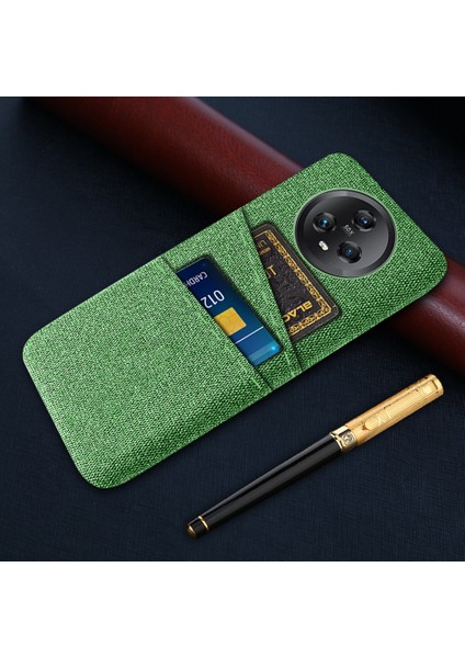 Çift Kart Yuvaları Honor Magic5 Için Telefon Kılıfı, Kumaş Doku Sert Pc Koruyucu Telefon Kapağı (Yurt Dışından) indirimleri