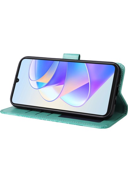 Honor X7A 5g Için Telefon Stand Kılıfı, Pu Deri Cüzdan Telefon Kapağı El Kayışı ile (Yurt Dışından) modelleri