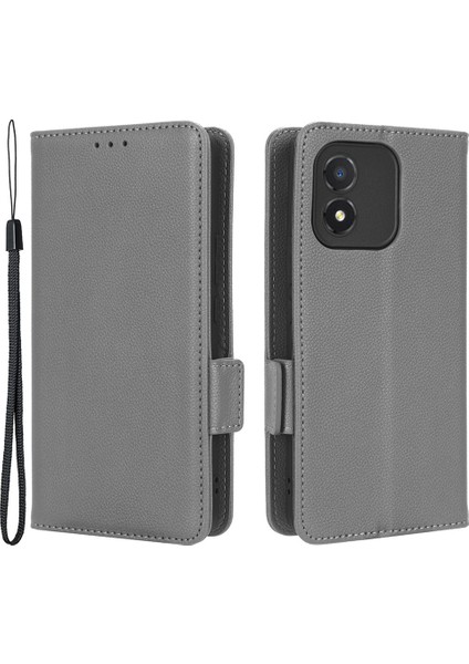 Onur Için X5 4g Litchi Doku Cüzdan Stand Telefon Kapağı Pu Deri Manyetik Telefon Kılıfı (Yurt Dışından)