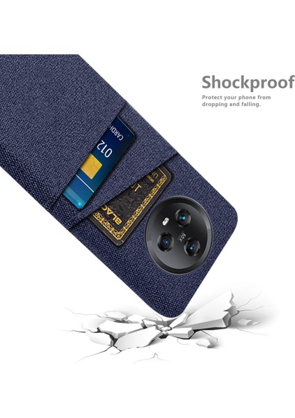 Çift Kart Yuvaları Honor Magic5 Için Telefon Kılıfı, Kumaş Doku Sert Pc Koruyucu Telefon Kapağı (Yurt Dışından) fırsatları