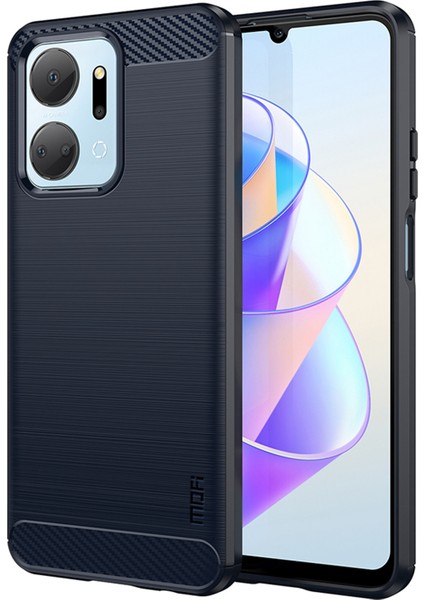 Onur X7A 5g / Play 40 Plus 5g Karbon Fiber Fırçalı Telefon Kabuğu Için Tpu Kapağı (Yurt Dışından)
