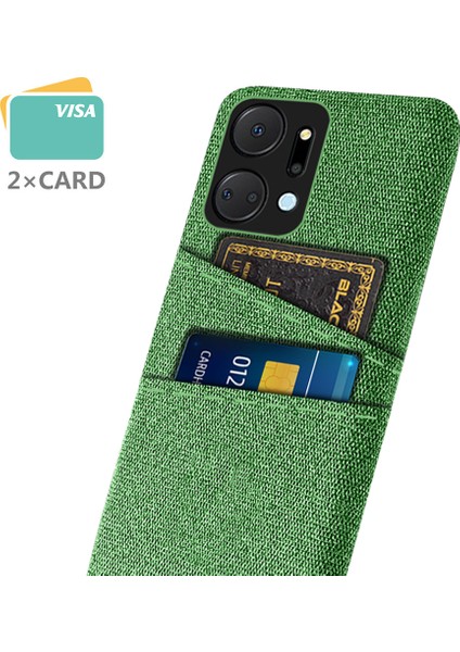 Honor X7A 5g Anti-Dut Bezi Doku Telefon Kapağı Cep Telefonu Koruyucu Kılıf 2 Kart Yuvası (Yurt Dışından) fiyatları