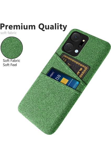 Honor X7A 5g Anti-Dut Bezi Doku Telefon Kapağı Cep Telefonu Koruyucu Kılıf 2 Kart Yuvası (Yurt Dışından) modelleri