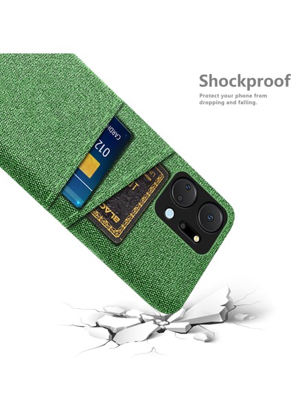 Honor X7A 5g Anti-Dut Bezi Doku Telefon Kapağı Cep Telefonu Koruyucu Kılıf 2 Kart Yuvası (Yurt Dışından) fırsatları