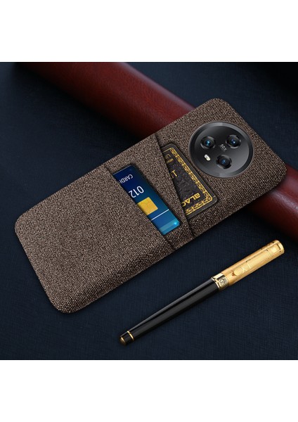 Çift Kart Yuvaları Honor Magic5 Için Telefon Kılıfı, Kumaş Doku Sert Pc Koruyucu Telefon Kapağı (Yurt Dışından) indirimleri