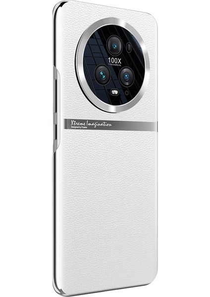 Honor Magic5 Pro Shockproof Akıllı Telefon Kılıfı Pc + Pu Deri Geri Koruyucu Kapak (Yurt Dışından)
