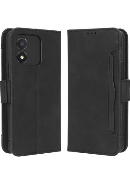Onur Için X5 4g Pu Deri Flip Folio Kılıfı Birden Çok Kart Yuvası Cüzdan Koruyucu Telefon Kapağı (Yurt Dışından)