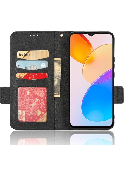 Onur Için X5 4g Litchi Doku Cüzdan Stand Telefon Kapağı Pu Deri Manyetik Telefon Kılıfı (Yurt Dışından) modelleri