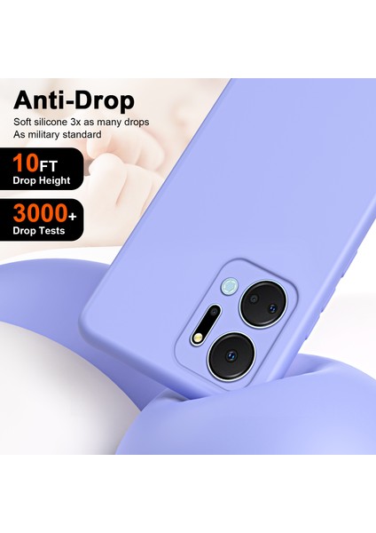 Onur Için X7A 5g Fiber Astar Yumuşak Tpu Arka Kapak 2.2mm Kalınlık Kauçuklu Telefon Kılıfı (Yurt Dışından) indirimleri