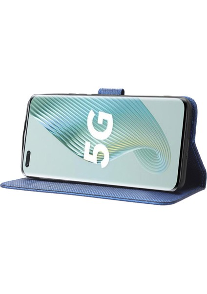 Honor Magic5 Pro 5g Elmas Doku Pu Deri Deri Cüzdan Telefon Kılıf Destek Standı Anti-Drop Cover (Yurt Dışından)