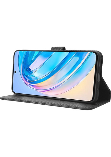 Onur Için X8A 4g Cüzdan Telefon Kılıfı Elmas Doku Pu Deri Manyetik Flip Stand Kapağı (Yurt Dışından) fırsatları