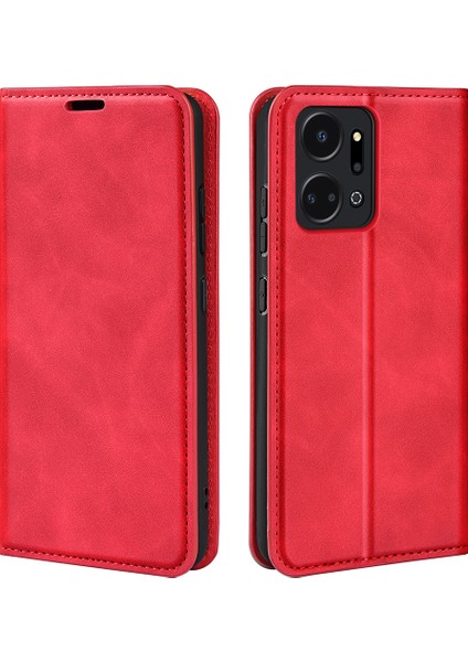 Honor X7A 4g Manyetik Otomatik Kapanış Cilt Touch Duygu Stand Cüzdan Deri Cep Telefon Kılıfı (Yurt Dışından) fiyatları