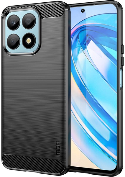 Onur X8A 4g Tpu Için Koruyucu Kasa Karbon Fiber Fırçalanmış Telefon Kabuğu (Yurt Dışından)