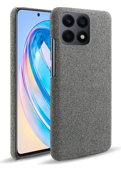 Honor X8A 4g Düz Renkli Cep Telefonu Kılıf Önleme Önleyici Sert Pc+Bez Telefon Geri Kapak (Yurt Dışından)