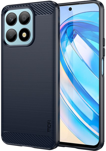 Onur X8A 4g Tpu Için Koruyucu Kasa Karbon Fiber Fırçalanmış Telefon Kabuğu (Yurt Dışından)