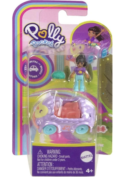 Polly Pocket'ın Muhteşem Araçları Oyun Setleri HKV55-HKV58