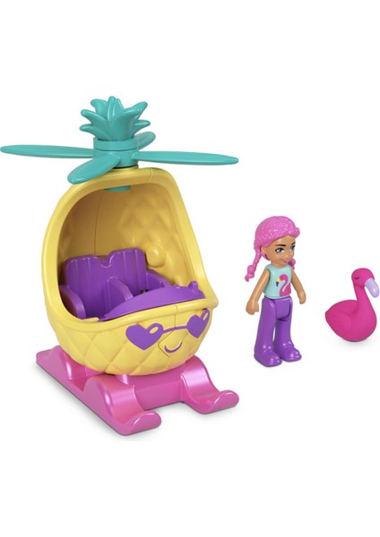 Polly Pocket'ın Muhteşem Araçları Oyun Setleri HKV55-HKV61