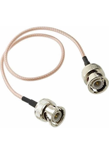 50CM RG316 Bnc Erkek Erkek Kablo 50OHM Koaksiyel Uzatma Bağlantı Kablosu fiyatları