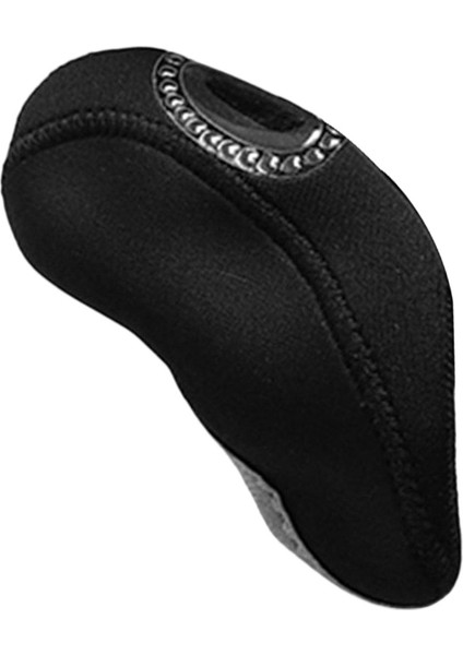 Golf Demir Headcover Koruyucu Kılıf, Görüntülenebilir Pencere Golf Kulübü Baş Kapağı Siyah (Yurt Dışından)