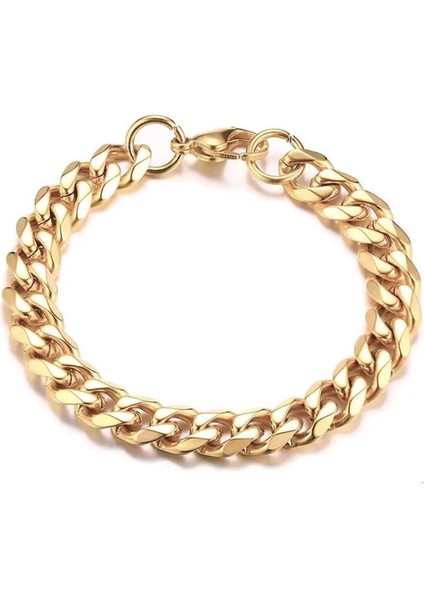 Chaın Bangle Gold Çelik Bileklik