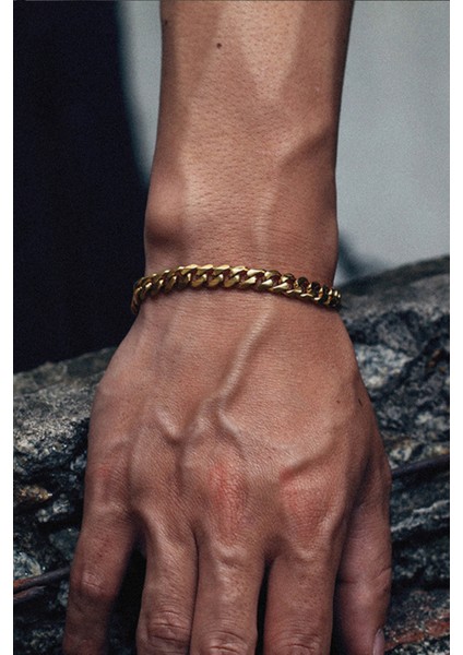 Chaın Bangle Gold Çelik Bileklik fırsatları