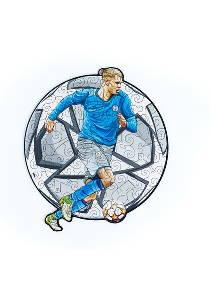 Erling Haaland Ahşap Yapboz