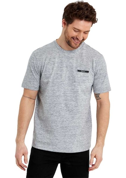 Erkek Basic Baskısız Logolu Kısa Kol Tişört fiyatları