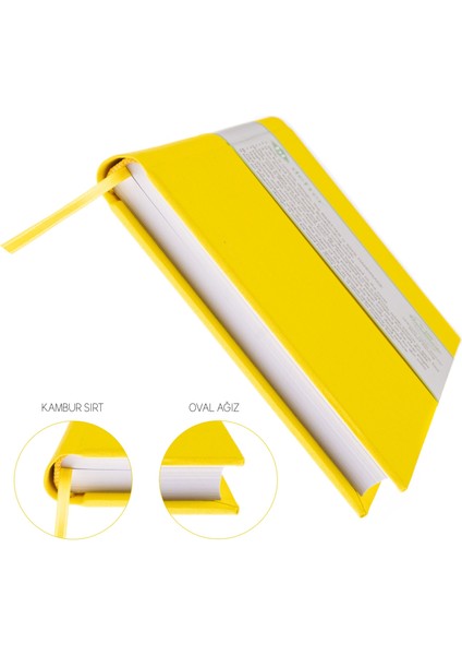 Bi Defter Çizgisiz Defter Gerçek Cilt Bezi El Yapımı El Dikişi Iplik Dikiş A/4