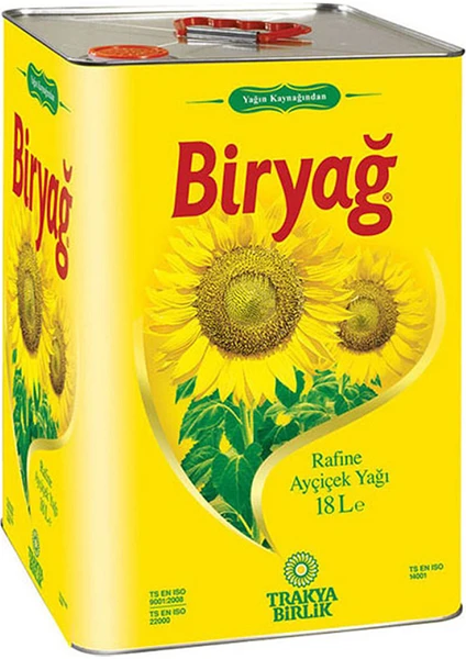 Ayçiçek Yağı 18 lt