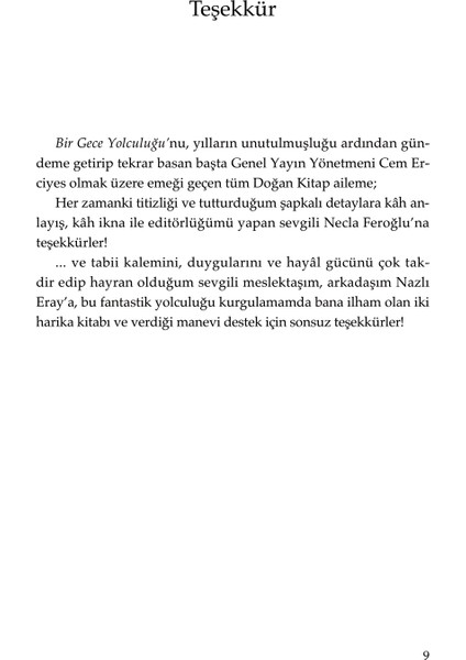 Bir Gece Yolculuğu - Nermin Bezmen